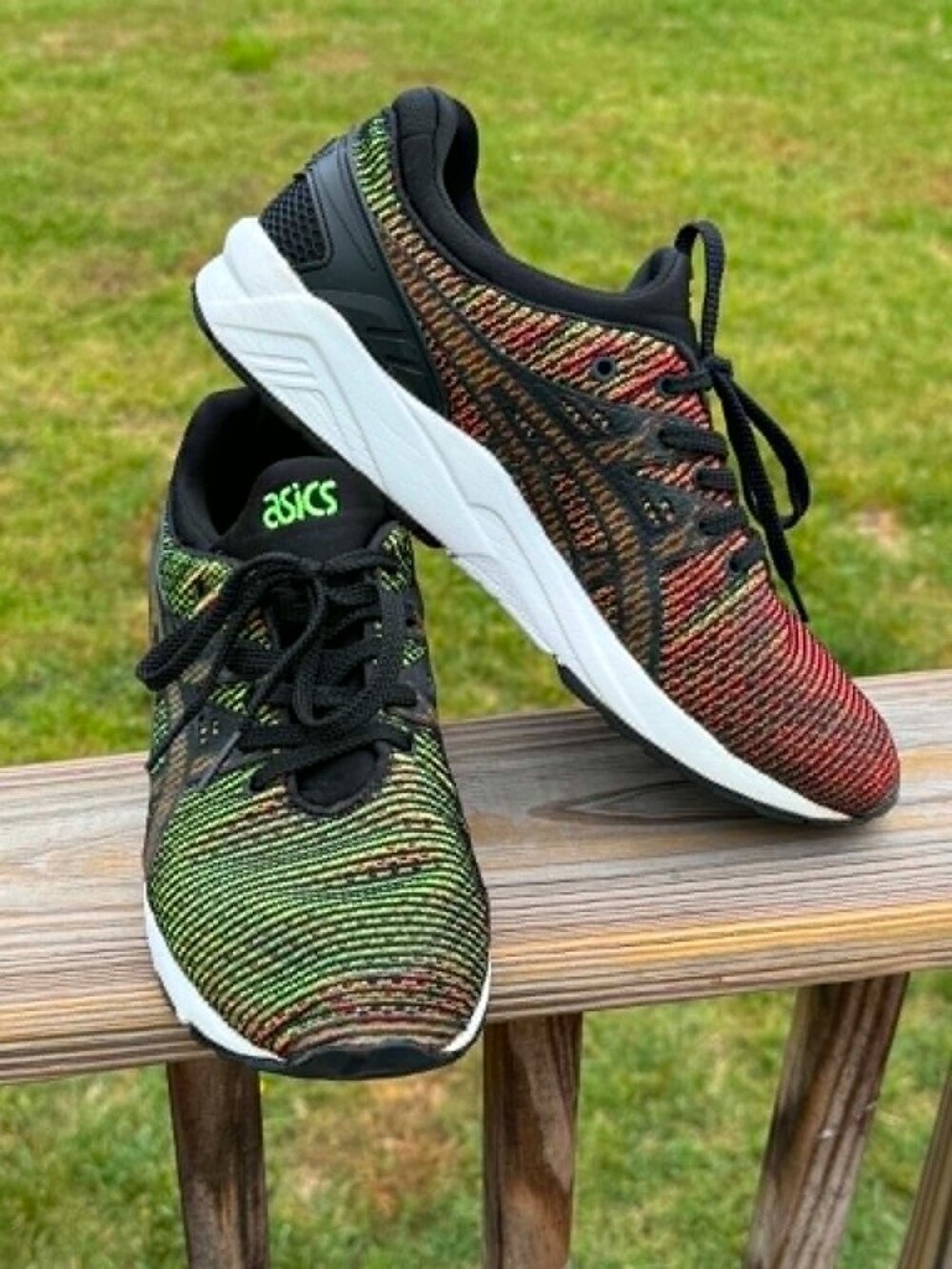 ASICS Knit Running Shoes Mens 8 Multicolor Gorpcore Y2K Tech 3431